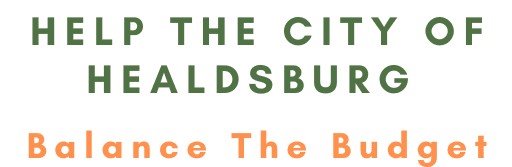 Help the City of Healdsburg Balance the Budget