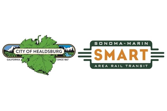 City of Healdsburg and SMART Logos