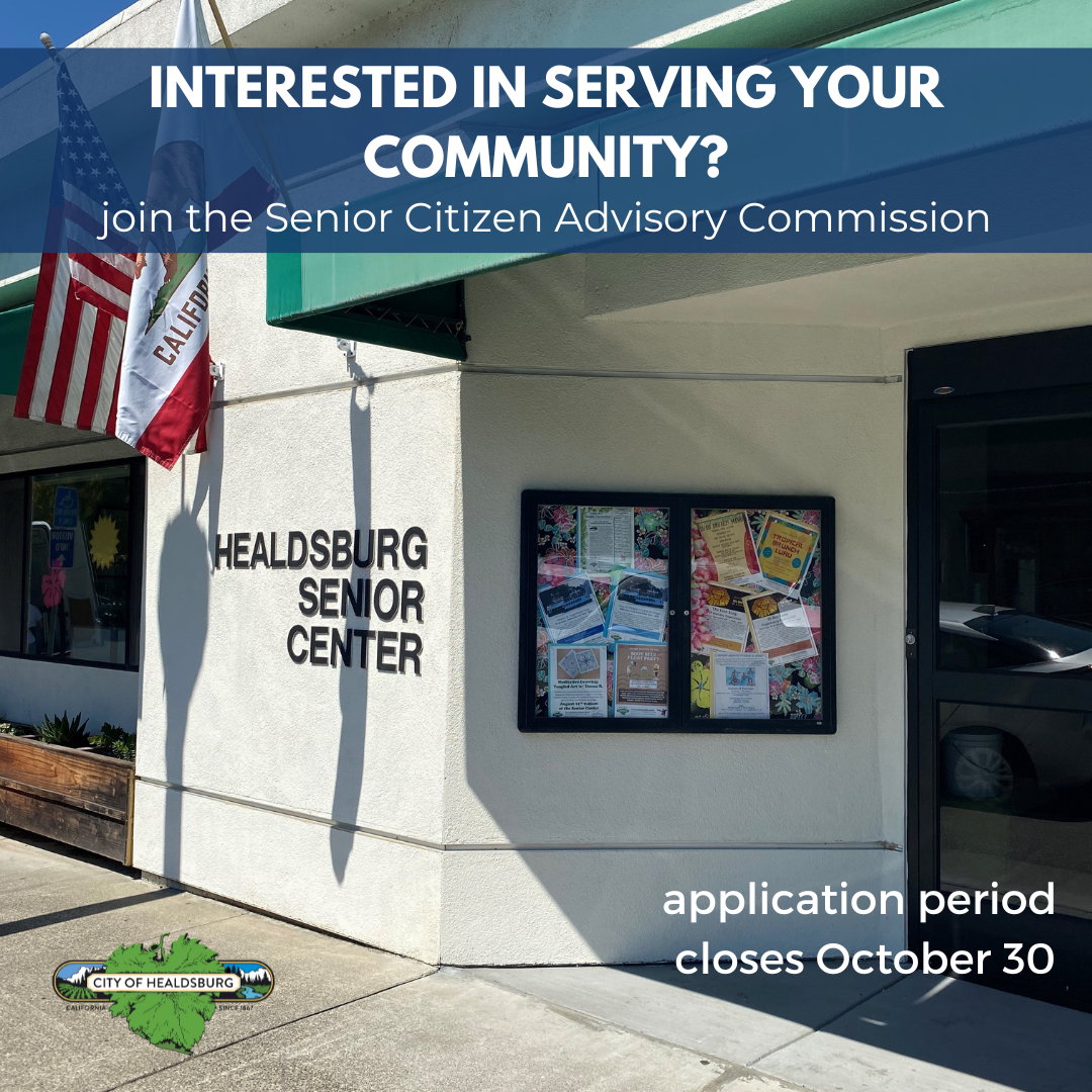 Senior Advisory Commission Recruitment Flyer