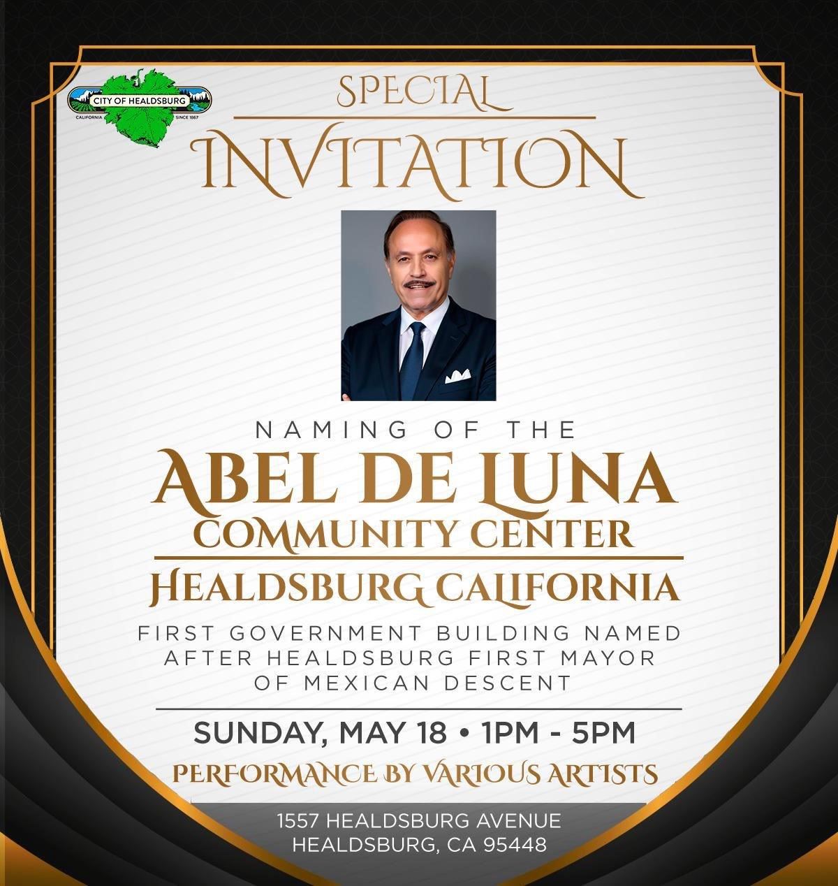 Community Center Renaming Flyer 