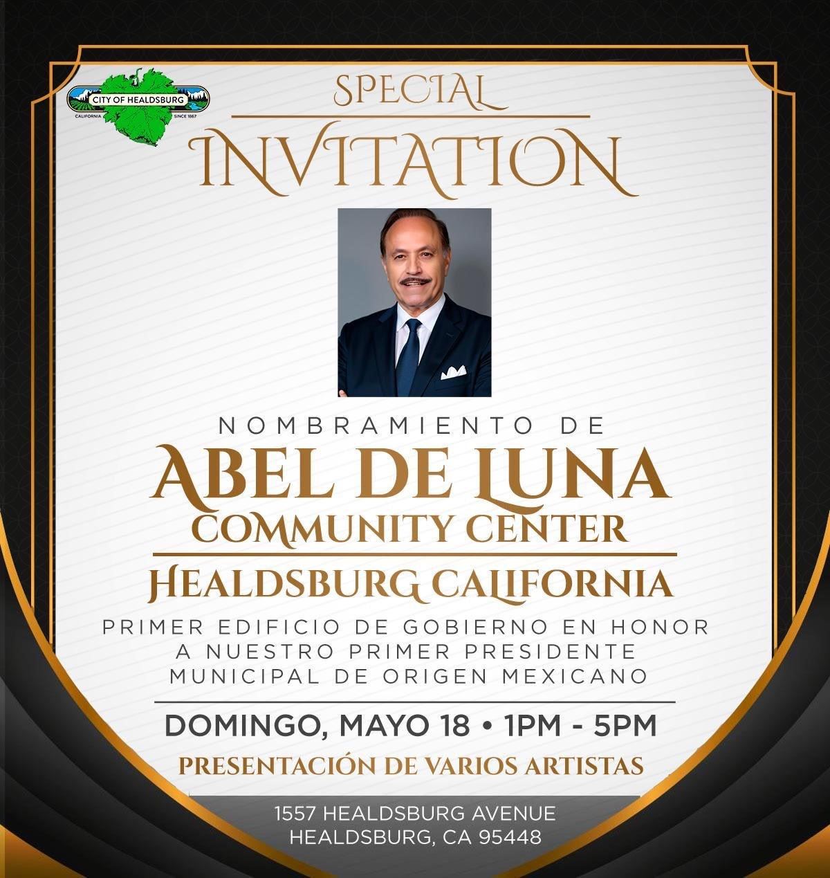 Community Center Renaming Flyer